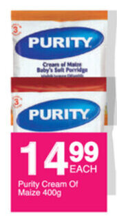 Save Purity Cream of Maize 400g offer