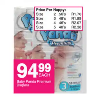 Save Baby Panda Premium Diapers offer