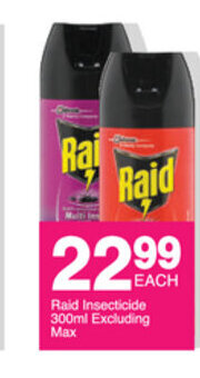 Raid Insecticide 300ml Excluding Max