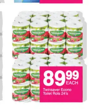 Save Tawinsaver Econo Toilet Rolls 24's offer