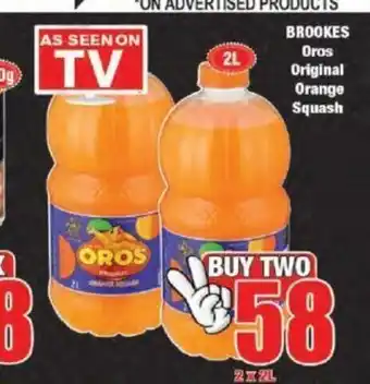 Boxer Brookes oros Original Orange Squash 2x2L offer