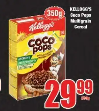 Boxer Kellogg's Coco Pops Multigrain Cereal 350g offer
