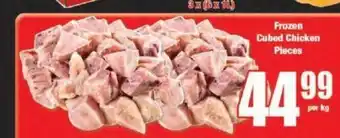 Boxer Frozen Cubed Chicken Pieces per kg offer