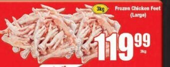 Boxer Frozen Chicken Feet (Large) 3kg offer