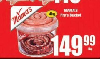 Mama's Fry's Bucket 4kg