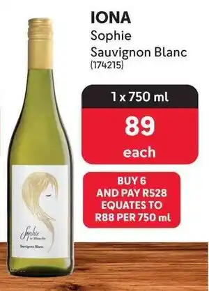 Makro IONA Sophie Sauvignon Blanc offer