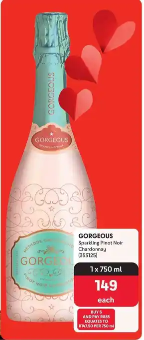 GORGEOUS Sparkling Pinot Noir Chardonnay