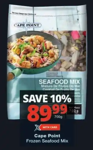 Checkers Cape Point Frozen Seafood Mix offer