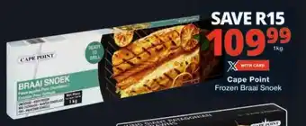 Checkers Cape Point Frozen Braai Snoek offer