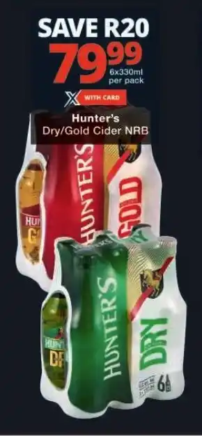 Hunter's Dry/Gold Cider NRB