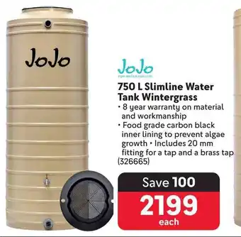 Makro 750L Slimline Water Tank Wintergrass offer