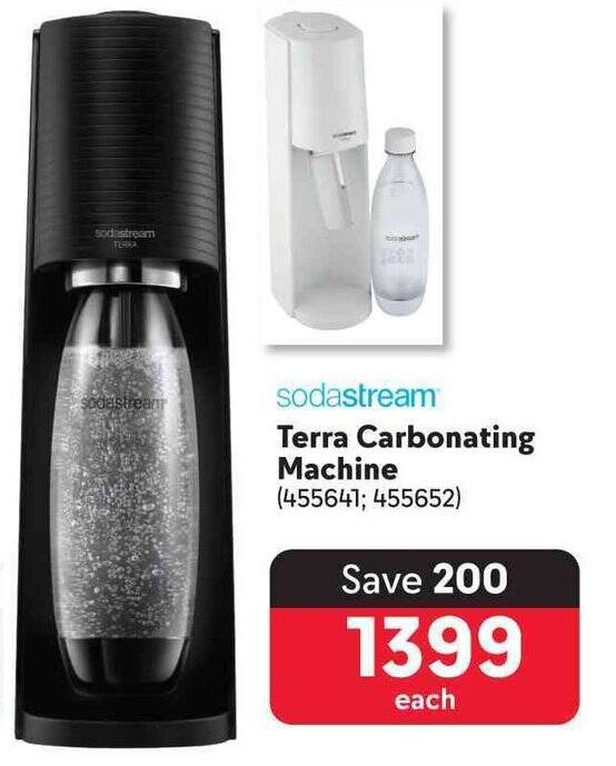 Sodastream Terra Carbonating Machine offer at Makro
