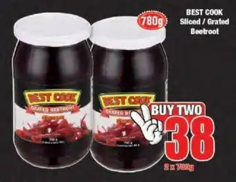 Boxer Best Cook Sliced / Grated Beetroot 2 x 780g offer