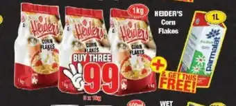Boxer Heider's Corn Flakes 3x1kg offer