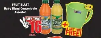 Boxer Fruit Blast Dairy Blend Concentrate Assorted 2x1L offer