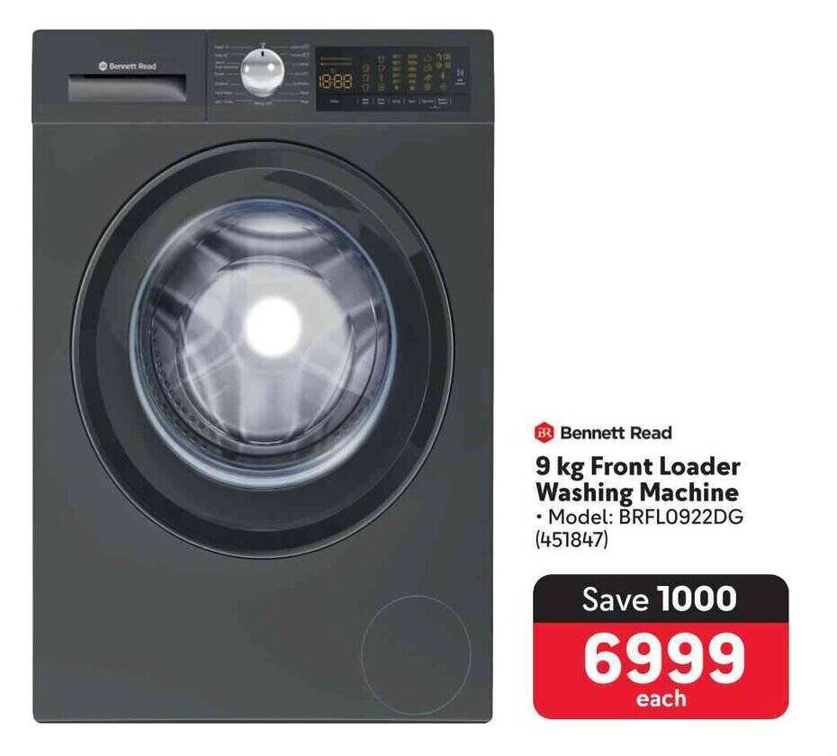 Bennett Read 9kg Front Loader Washing Machine offer at Makro