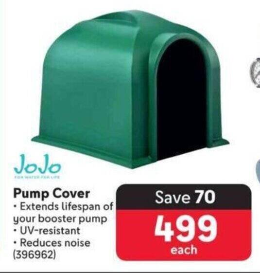 Pump Cover offer at Makro