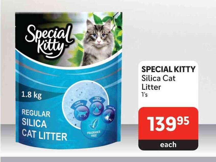SPECIAL KITTY Silica Cat Litter 1's offer at Makro