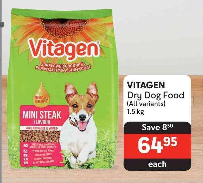 VITAGEN Dry Dog Food (All variants) offer at Makro