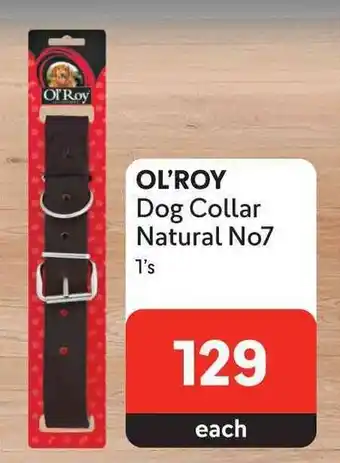 Makro OL'ROY Dog Collar Natural No7 offer