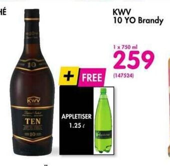 Makro’s liquor KWV 10 YO Brandy 750ml offer