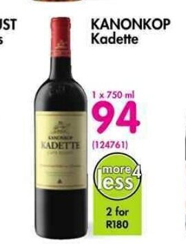 Makro’s liquor Kanonkop Kadette 750ml offer