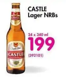 Makro’s liquor Castle lager NRBs 24 x 340ml offer