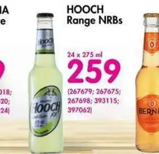 Makro’s liquor Hooch Range NRBs 24 x 275ml offer