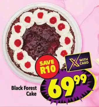 Shoprite Black Forest Cake offer