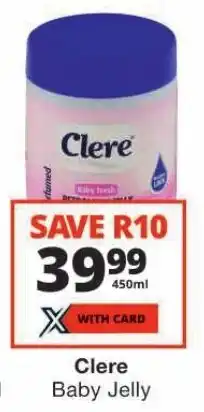 Checkers Clere Baby Jelly offer