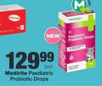 Checkers Medirite Paediatric Probiotic Drops offer