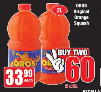 Boxer Superstores Oros Original Orange Squash 2x2L offer