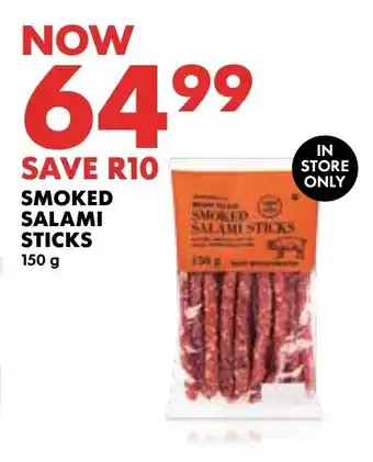 Woolworths SMOKED SALAMI STICKS 150g offer