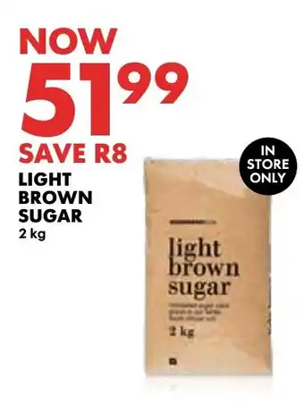 Woolworths LIGHT BROWN SUGAR 2kg offer