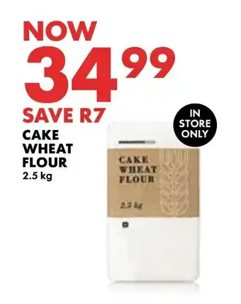 Woolworths CAKE WHEAT FLOUR 2.5kg offer