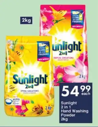President Hyper Sunlight 2 in 1 Hand Washing Powder 2kg offer