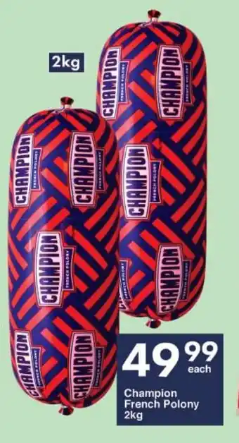 President Hyper Champion French Polony 2kg offer