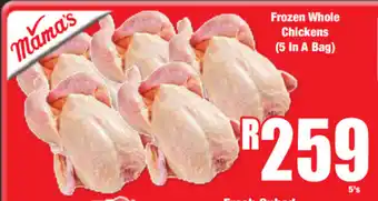 Boxer Superstores Frozen Whole Chickens (5 In A Bag) offer