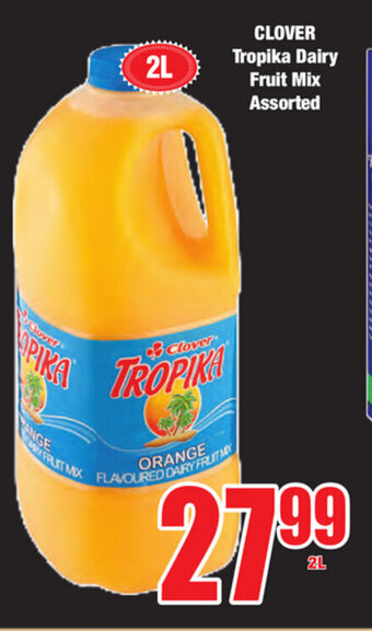 Boxer Superstores Clover Tropika Dairy Fruit Mix Assorted 2L offer