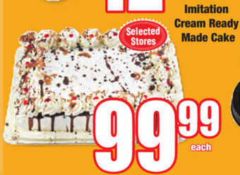 Boxer Superstores Imitation Cream Ready Made Cake offer