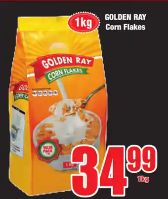 Boxer Superstores Golden Ray Corn Flakes 1kg offer
