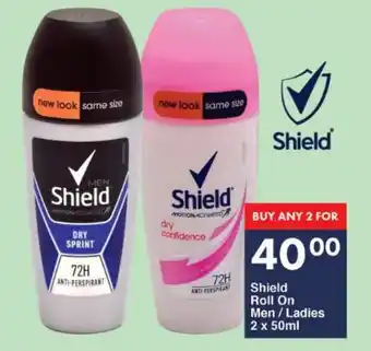 President Hyper Shield Roll On Men/ Ladies 2 x 50ml offer