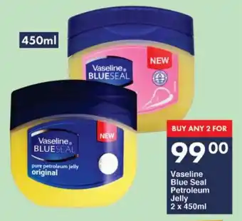 President Hyper Vaseline Blue Seal Petroleum Jelly 2 x 450ml offer