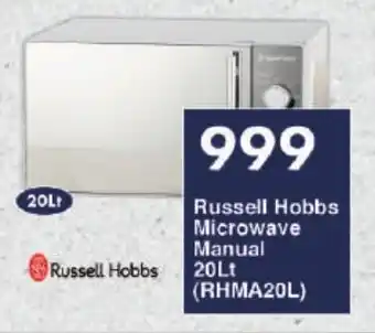 President Hyper Russell Hobbs Microwave Manual 20Lt (RHMA20L) offer
