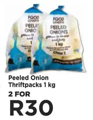 Food Lover's Market Peeled Onion Thriftpacks 1kg offer