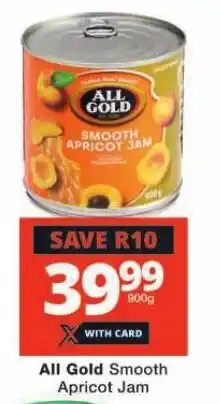 Checkers All Gold Smooth Apricot Jam offer