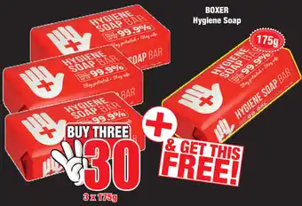 Boxer Superstores Boxer Hygiene Soap 3x175g offer