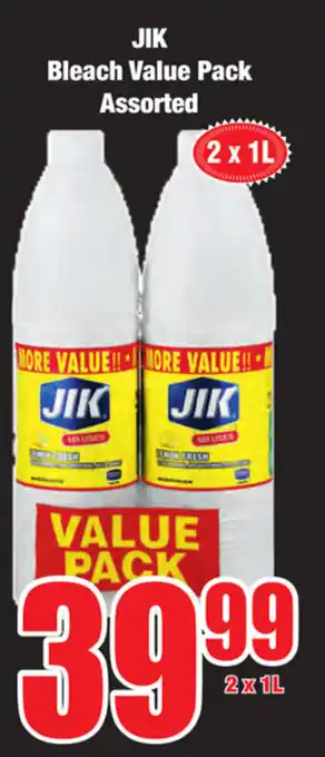 Boxer Superstores JIK Bleach Value Pack Assorted 2x1L offer