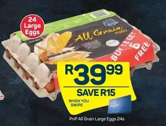 Pick n Pay PnP All Grain Large Eggs 24's offer