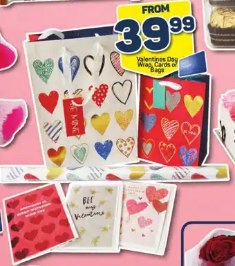 Pick n Pay Valentines Day Wrap, Cards or Bags offer